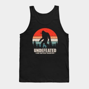 Hide and Seek World Champion - Funny Bigfoot Tank Top